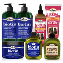 Load image into Gallery viewer, Cosmetic Solutions Biotin Ultra Growth Beauty Bomb for Hair Growth 7-Piece Set